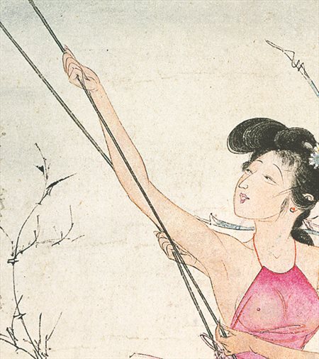 荆门-胡也佛的仕女画和最知名的金瓶梅秘戏图